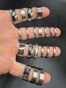 Lot of 20 Stainless Steel Bands 316L Various Sizes & Styles