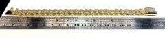 14 Kt Gold Plated 34.5 Gram Cuban Curb Link Bracelet
