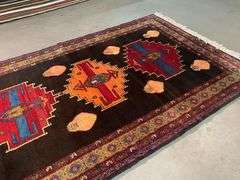 Unique Persian Hamedan Rug 5'.3"x8'