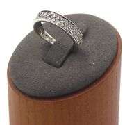 14kt White gold 0.30ctw diamond pave band