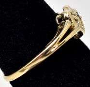 Loving 10K Yellow Gold Heart Diamond Ring