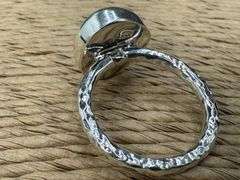 Sterling Silver 925 One of a Kind Dichroic Glass Ring Size 9