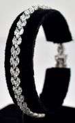Cz Gemstone Bracelet in Sterling Silver