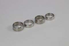 Lot of 19 Stainless Steel 316L Laser Cut Design Rings Various Sizes & Styles