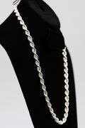 Sterling Silver Hollow Spiral Rope Chain 8mm Pure 925 Italy New Men's Wide Necklace 30"