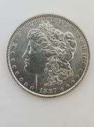 1887 Morgan Silver Dollar, UNC