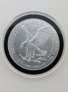 2025 American Silver Eagle In Capsule, UNC