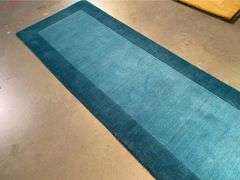 Solid 2 Tone Wool Runner 9'