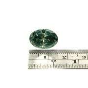 Huge Rare 7.16 Ct  Oval Green Lab Simulated Diamond Solitaire