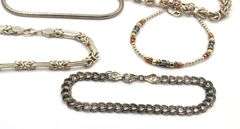 Group lot of 7 Vintage 925 sterling silver bracelets