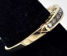 Loving 10k Yellow Gold Diamond "I Love You" Ring