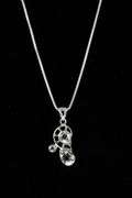 Sterling Silver Green Amethyst Gemstone Pendant