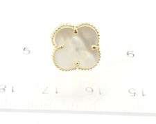 Darling 14K Yellow Gold Mother of Pearl Motif Stud Earrings