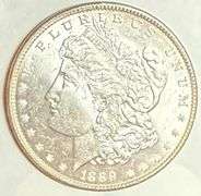 1889 Frosty BU Morgan Dollar
