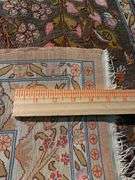 Vintage Silk & Gold Hereke Rug 2.1x3.4