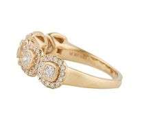 Sonia Bitton 1.25ctw Diamond Frame Five Station Ring in 14K