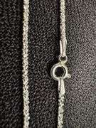 Italian 925 Sterling Silver 1.65mm Diamond Cut Margarita Chain 18" Necklace