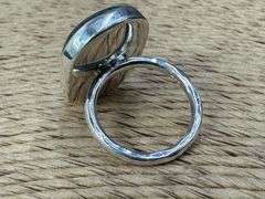 Sterling Silver 925 One of a Kind Dichroic Glass Ring Size 6.5