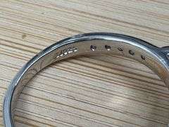 Sterling Silver 925 Iolite Gemstone Ring Size 6