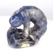 Collectors 63.82ct carving hand cut from pure Sapphire!!!