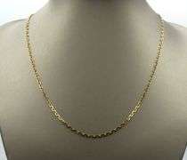 Useful 18K YG Anchor Link Necklace