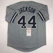 Reggie Jackson Autographed New York Baseball Jersey