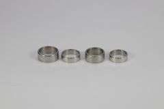 Lot of 19 Stainless Steel 316L Laser Cut Design Rings Various Sizes & Styles