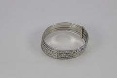 .925 Sterling Silver 7 Day Baby Bangle Bracelet Inside Diameter 50mm