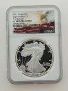 2021 S American Silver Eagle, Landing T-2 / NGC PF70 Ultra Cameo