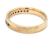 In Demand 14K YG Channel Set Diamond Band