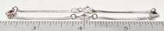 Clear Quartz, Amethyst, and Rose Quartz Clasp Bracelet in Sterling Silver