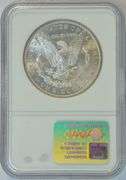 Solid Gem BU 1880-S Morgan Silver Dollar. NGC MS65
