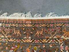Vintage Silk & Gold Hereke Rug 2.1x3.4