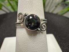 Sterling Silver Mystic Quartz Ring Size 7