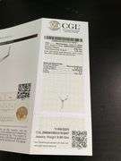 CERTIFIED 14K WHITE GOLD DIAMOND NECKLACE