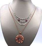 Lot of 3 Vintage 925 sterling silver necklaces