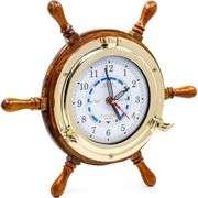 Time & Tide Clock Solid Rosewood and Brass