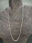 14k White Gold Solid Diamond-Cut Rope Link Chain 1.5mm Necklace 22"