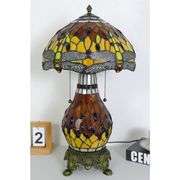 Stained Glass Dragonfly Table Lamp