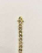Dazzling 14 Kt 16.3 Grams Yellow Gold Plated Tennis Bracelet