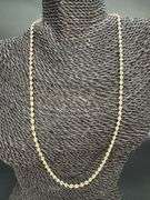 Sterling Silver Magic Twist Rope Chain 4.2mm Solid 925 Italy 2 Tone Necklace 18"