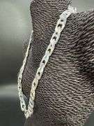 Sterling Silver 16mm Heavy Mariner Chain Cuban Flat Link 925 Italy Necklace 24"
