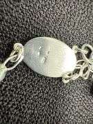 Sterling Silver Rosary Long Curb 5mm Cross Catholic Prayer Necklace 925 Chain