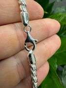 Sterling Silver Rope Chain Necklace 24 Inch