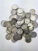 $25 Face Value Bag Of 90% Silver Quarters, (100 Quarters)