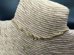 22k Gold Plating over .925 Sterling Silver 2.5mm Singapore Bracelet/Anklet in 9 Inches