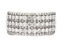 2.00ctw Diamond Multi Row Wide Band Ring in 14K