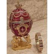 Royal 24kt Gold Egg with Austrian Crystals