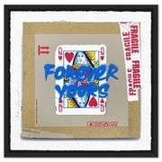 Queen of Love (Blue) by Mr Brainwash,