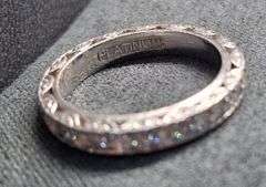 Platinum Natural Diamond Wedding Band